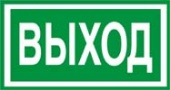 Указатель выхода, 30х15 см