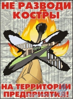 Пожарная безопасность - комплект плакатов из 10 листов